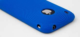 More Thing Swirling case for IPHONE 3G (blue)+2 Bonus  