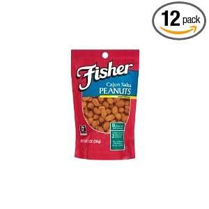 Fisher Peanuts, Cajun Salsa, 2 Ounce Packages (Pack of 12)  