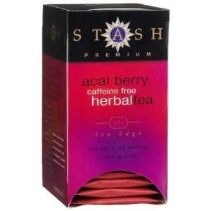 Stash Tea Herbal Teas Acai Berry 18 tea bags (Pack of 2):  
