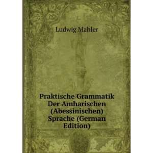   ) Sprache (German Edition) Ludwig Mahler  Books