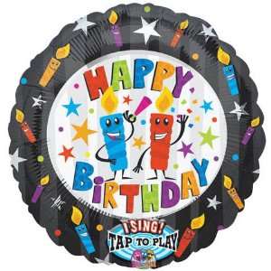  Happy Birthday Candles Singing Balloon, 28 Toys & Games