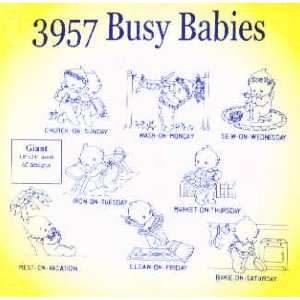  8262 PT R Busy Babies by Aunt Marthas 3957 Arts, Crafts 
