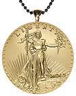 Saint Gaudens 20 Gold Double Eagle Commemorative Medallion in DCJ 