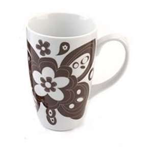  Mary Lou Brown Latte Mug x 2 [Kitchen & Home] Kitchen 