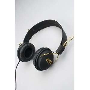 WeSC The Tambourine Golden Headphones in Black,Headphones 