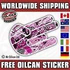 PINK SHOCKER HAND sticker bombed and ready for action, car sticker JDM 