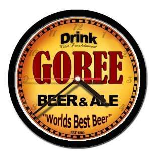  GOREE beer and ale cerveza wall clock: Everything Else