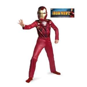  Boys Iron Man Basic Costume   Medium Toys & Games