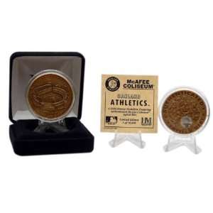 Oakland Athletics   McAfee Coliseum   Infield Dirt Coin  