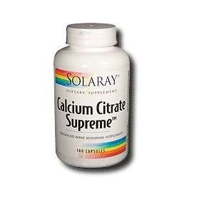  Solaray   Calcium Citrate Supreme, 180 capsules Health 