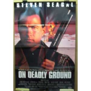  Movie Poster On Deadly Ground Steven Seagal Michael Caine 