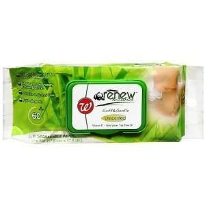   Renew Naturals Baby Wipes, Incented, 60 ea Baby