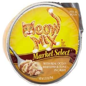 Meow Mix Market Selects   Ocean Whitefish & Tuna   24 x 2.75 oz 