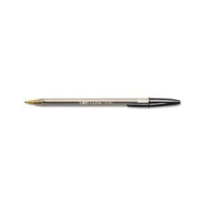  Cristal Ballpoint Stick Pen, Black Ink, Bold, Dozen: Home 