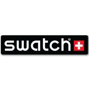  Swatch swiss watch logo sticker decal decal 7 x 2 