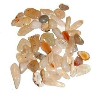 Agate Tumble 03 Wholesale Lot of 50 White Red Orange Yellow Crystal 
