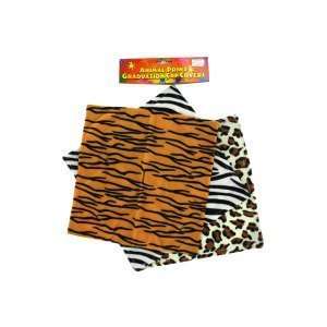  Animal Print Graduation Cap Covers Pack Of 60: Kitchen 