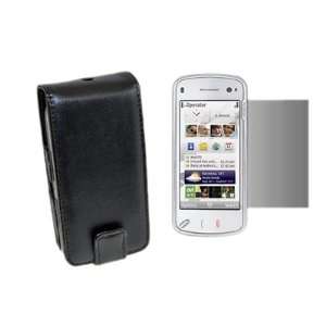   Cover Skin & LCD Screen Protector For Nokia N97   Black: Electronics
