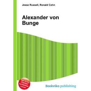 Alexander von Bunge Ronald Cohn Jesse Russell  Books