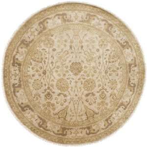   Semi Worsted New Zealand Wool Antolya Hand Knotted 8 Round Rugs: Home