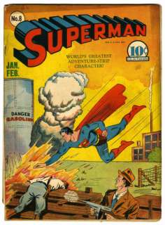 Superman #8 Golden Age Superman DC  
