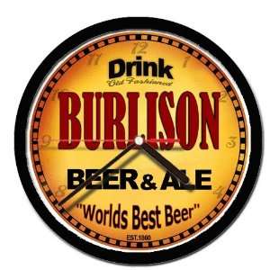  BURLISON beer and ale cerveza wall clock: Everything Else