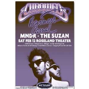   Chromeo Poster  P Concert Flyer   Business Casual Tour