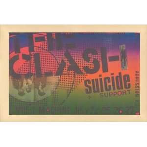  The Clash   Suicide Support Concert Poster (1978) Music 