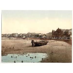   Reprint of View from stone pier, Morecambe, England