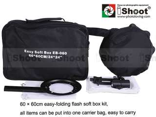 24 Flash Softbox Diffuser（2 cloth）+Light Stand f Nikon  