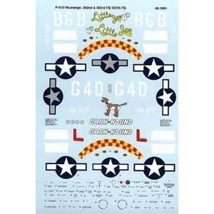  P 51 D Mustang 357 FG (1/48 decals) Toys & Games