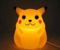 Color 1pc Cute Pikachu Christmas Changing LED Candle Lights  