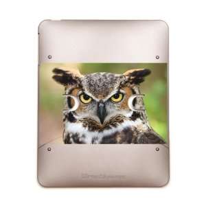    iPad 5 in 1 Case Metal Bronze Great Horned Owl: Everything Else