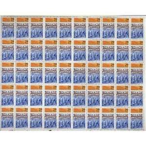  World Columbian Stamp Expo 92 Sheet 35 x 29 Cent US Postage Stamps 