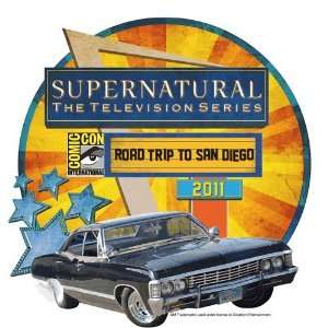  Supernatural SDCC 2011 Road Trip Exclusive T shirt (3XL 