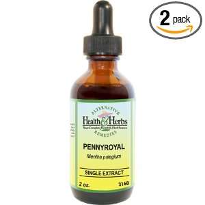 Alternative Health & Herbs Remedies Pennyroyal, 1 Ounce Bottle (Pack 