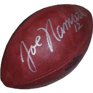  Joe Namath Autographed Limited Edition Stat Football 