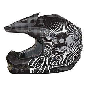   Neal Racing 7 Series Mayhem Helmet   Small/Black/Grey Automotive