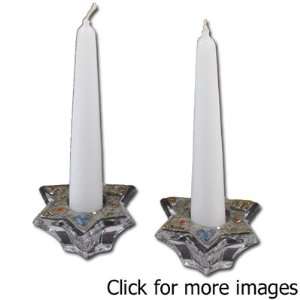  Shabbat Candle Set Nanette Orijinels, Judaica