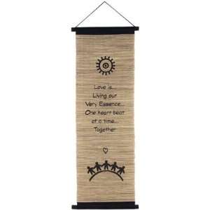  Cotton Affirmation Banner Love (each): Home & Kitchen