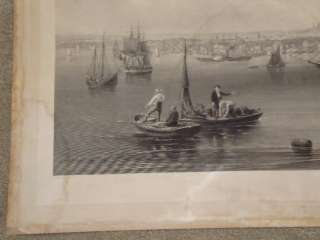1857 large J.W. Hill C. Mottram Engraving Boston MASS  