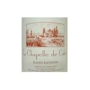  La Chapelle De Calon St. Estephe 2008 750ML Grocery 