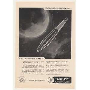  1958 Caltech Jet Propulsion Lab Explorer Satellite Print 