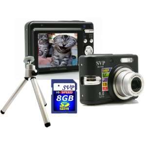   Smile Detection Digital Camera (Free 8GB SDHC Memory Card, a Sturdy