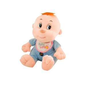  Soft Plush Russian Speaking Toy Baby with a Bib Toys 
