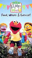 Elmos World   Food, Water Exercise VHS, 2005  