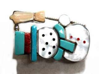 Stephan Lonjose Snowman Pin/Pendant Christmas Fun  