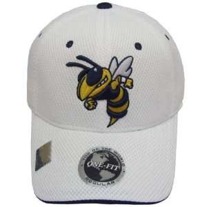   Georgia Tech Yellow Jackets White Elite One Fit Hat: Sports & Outdoors