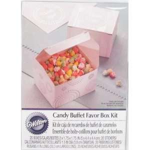  Wedding Supplies candy buffet favor box 20ct: Everything 