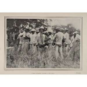   Caney Spaniards Cuba El Caney   Original Halftone Print: Home